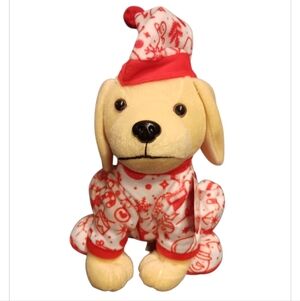 2020 Raising Canes - Christmas Pajama Dog Plush
